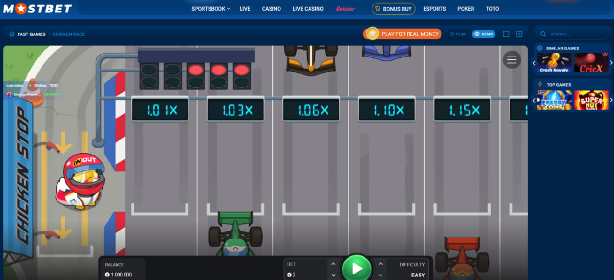 Chicken Road Race Game cashout button and early exit example